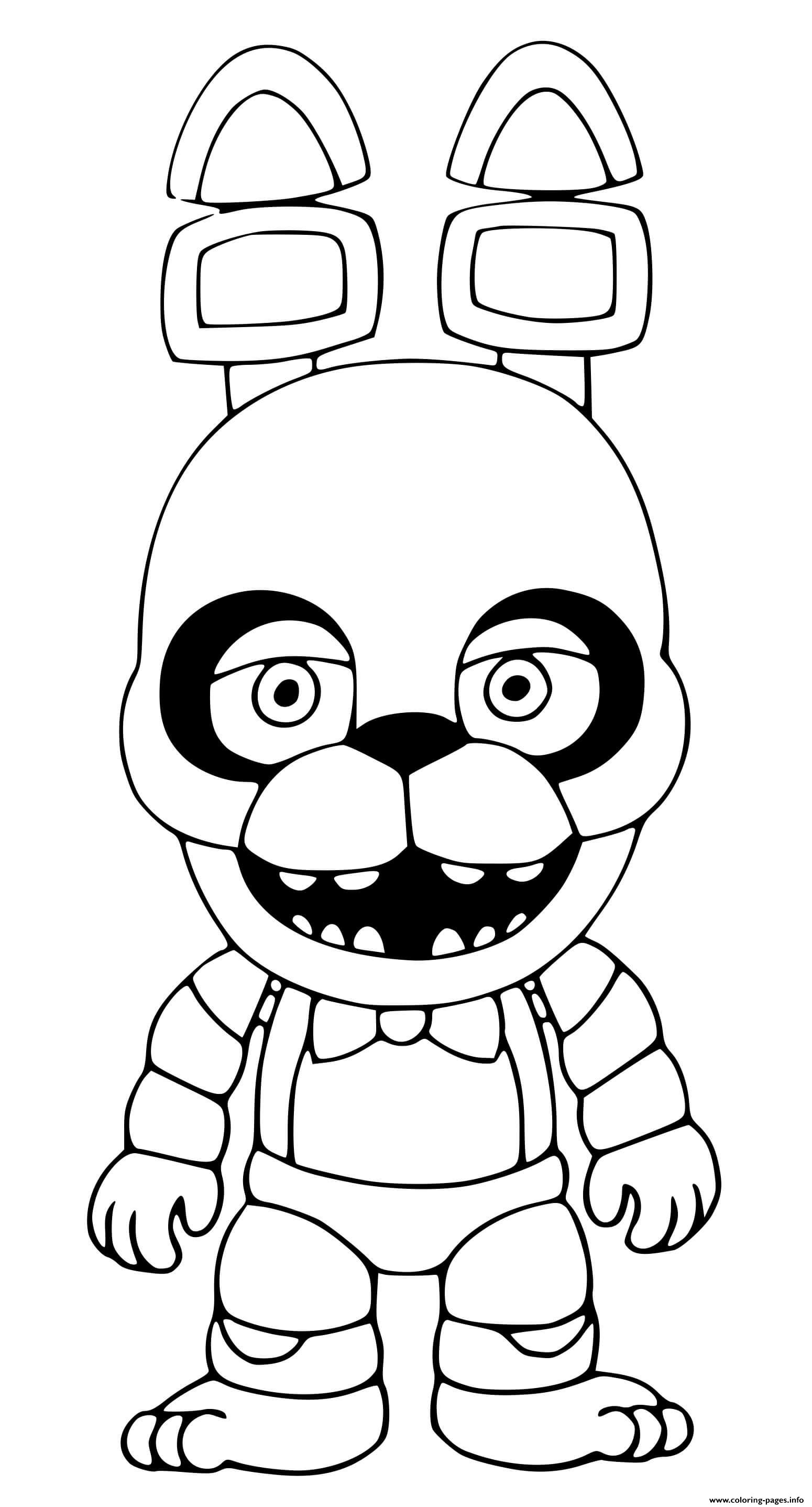 119+ FNAF Coloring Pages 8