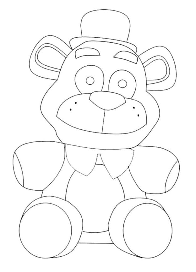 119+ FNAF Coloring Pages 82