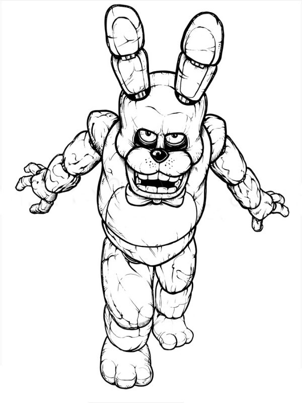 119+ FNAF Coloring Pages 89