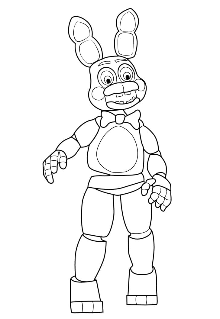 119+ FNAF Coloring Pages 95