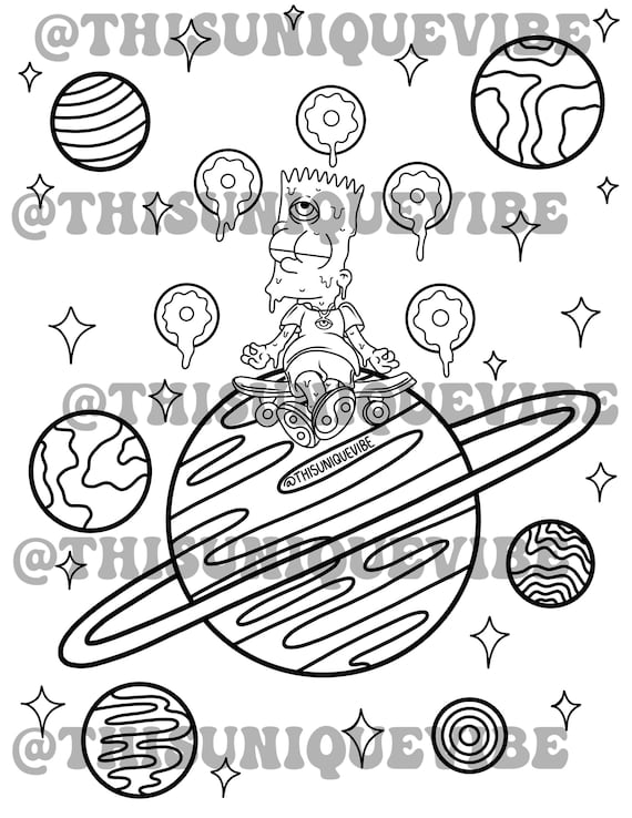 140 Trippy Coloring Pages: Dive into a Colorful Wonderland 105