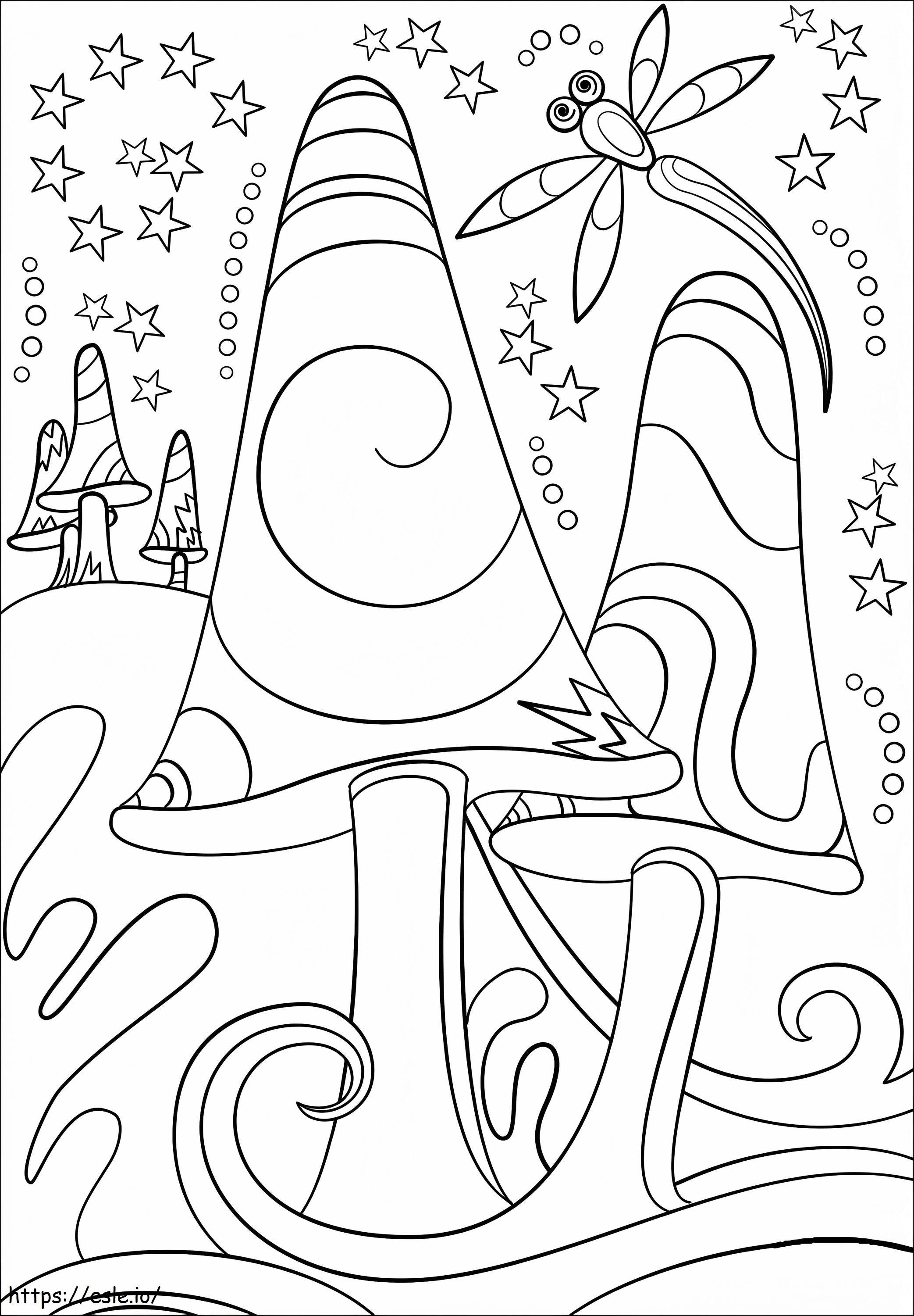 140 Trippy Coloring Pages: Dive into a Colorful Wonderland 11