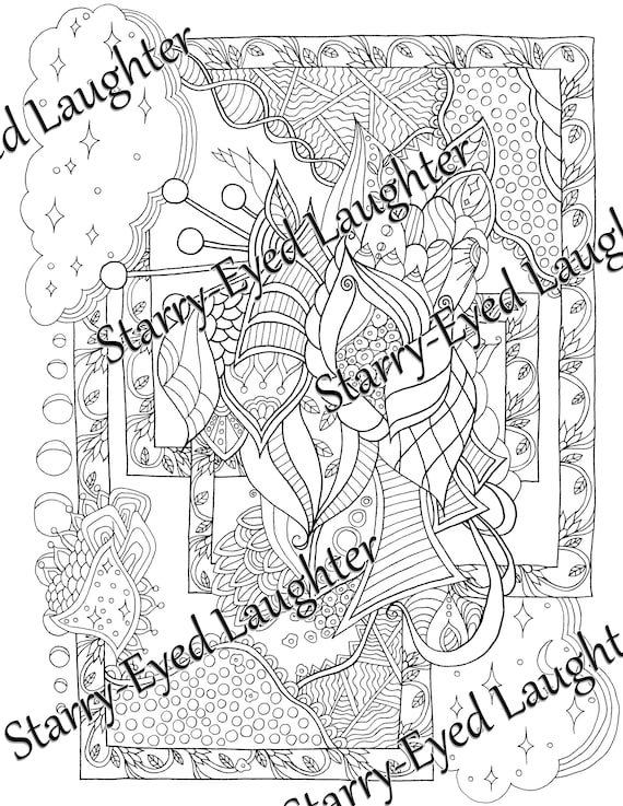 140 Trippy Coloring Pages: Dive into a Colorful Wonderland 110