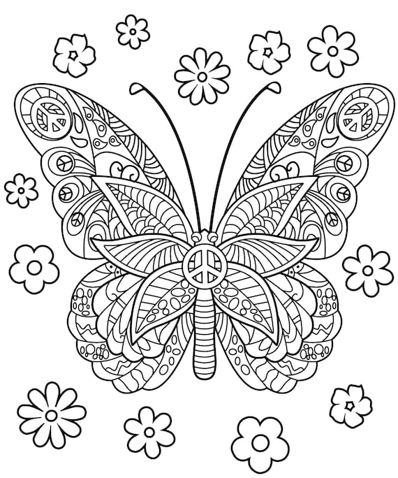 140 Trippy Coloring Pages: Dive into a Colorful Wonderland 112