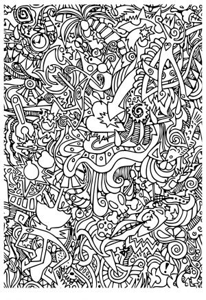 140 Trippy Coloring Pages: Dive into a Colorful Wonderland 132