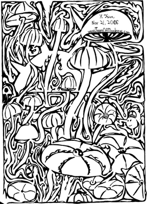 140 Trippy Coloring Pages: Dive into a Colorful Wonderland 133