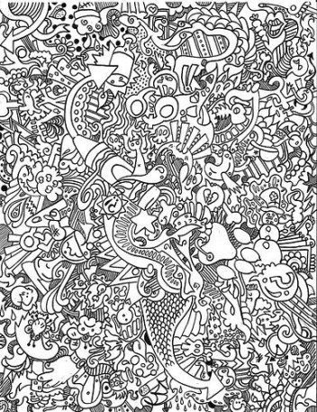 140 Trippy Coloring Pages: Dive into a Colorful Wonderland 139