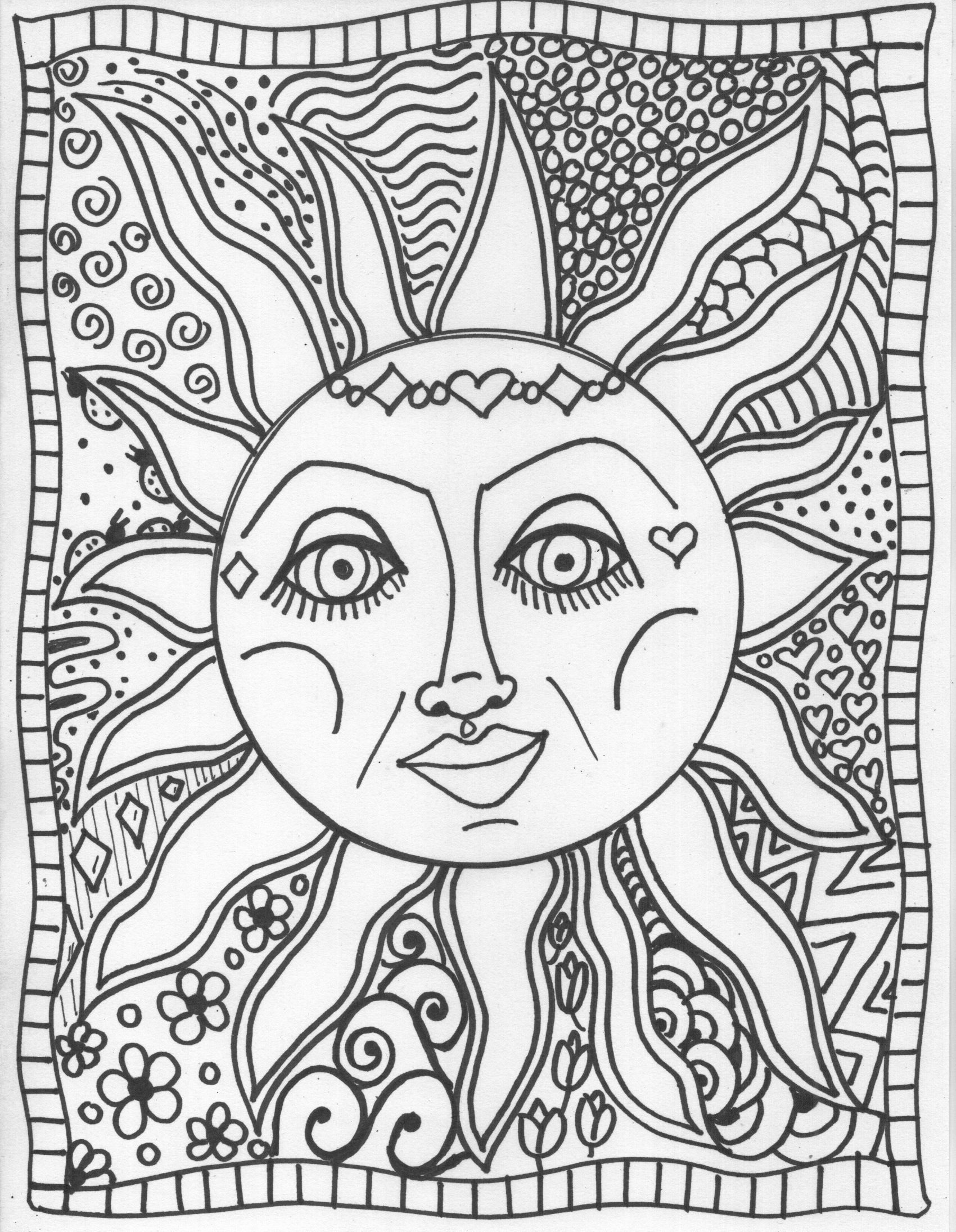 140 Trippy Coloring Pages: Dive into a Colorful Wonderland 16