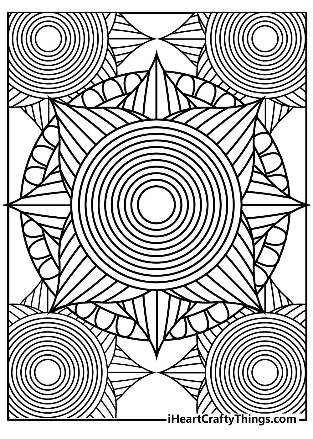 140 Trippy Coloring Pages: Dive into a Colorful Wonderland 22