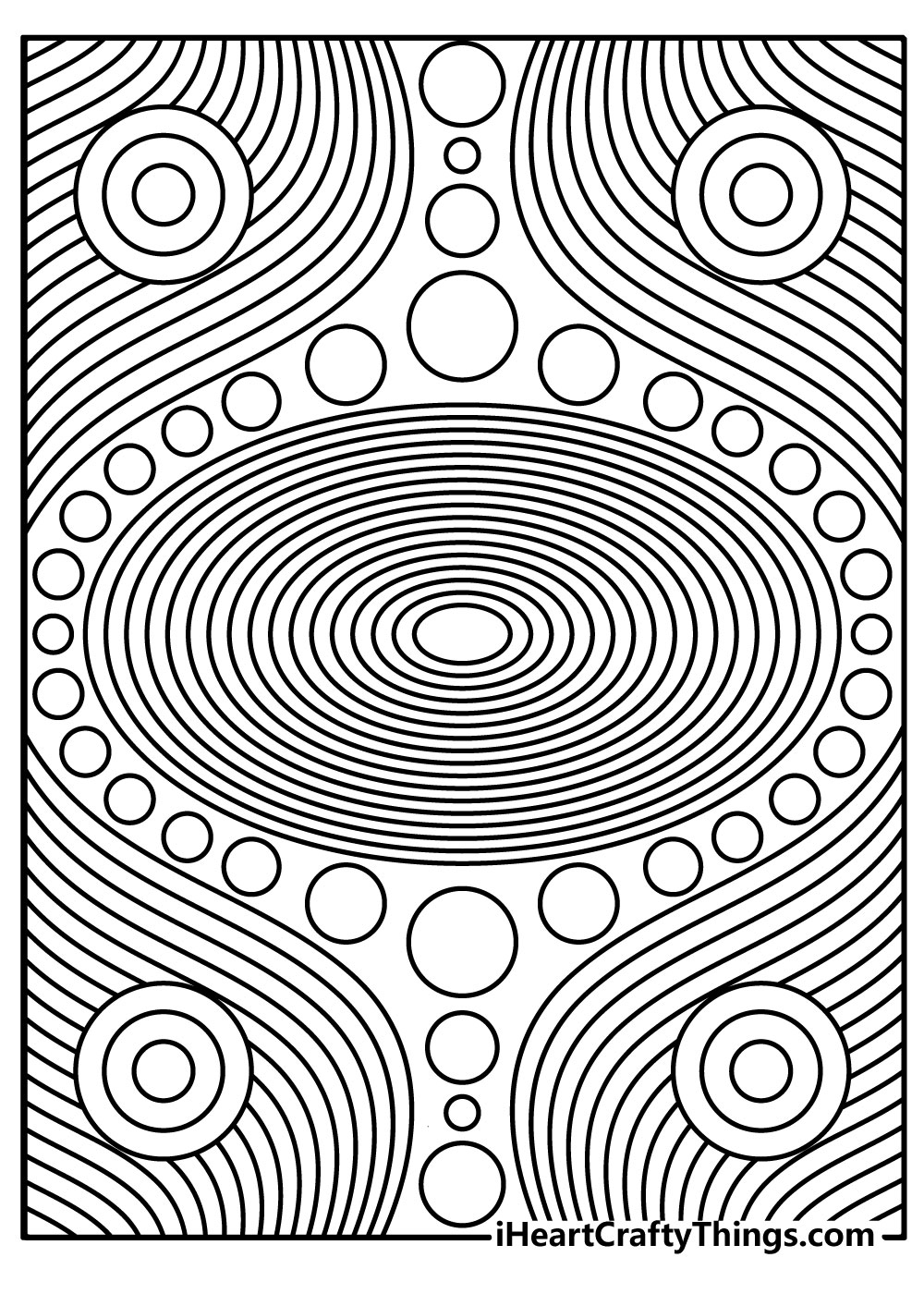 140 Trippy Coloring Pages: Dive into a Colorful Wonderland 24