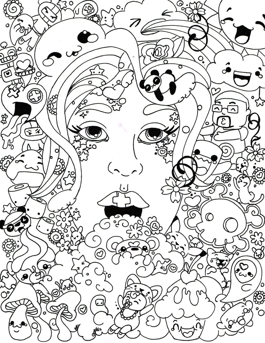 140 Trippy Coloring Pages: Dive into a Colorful Wonderland 32