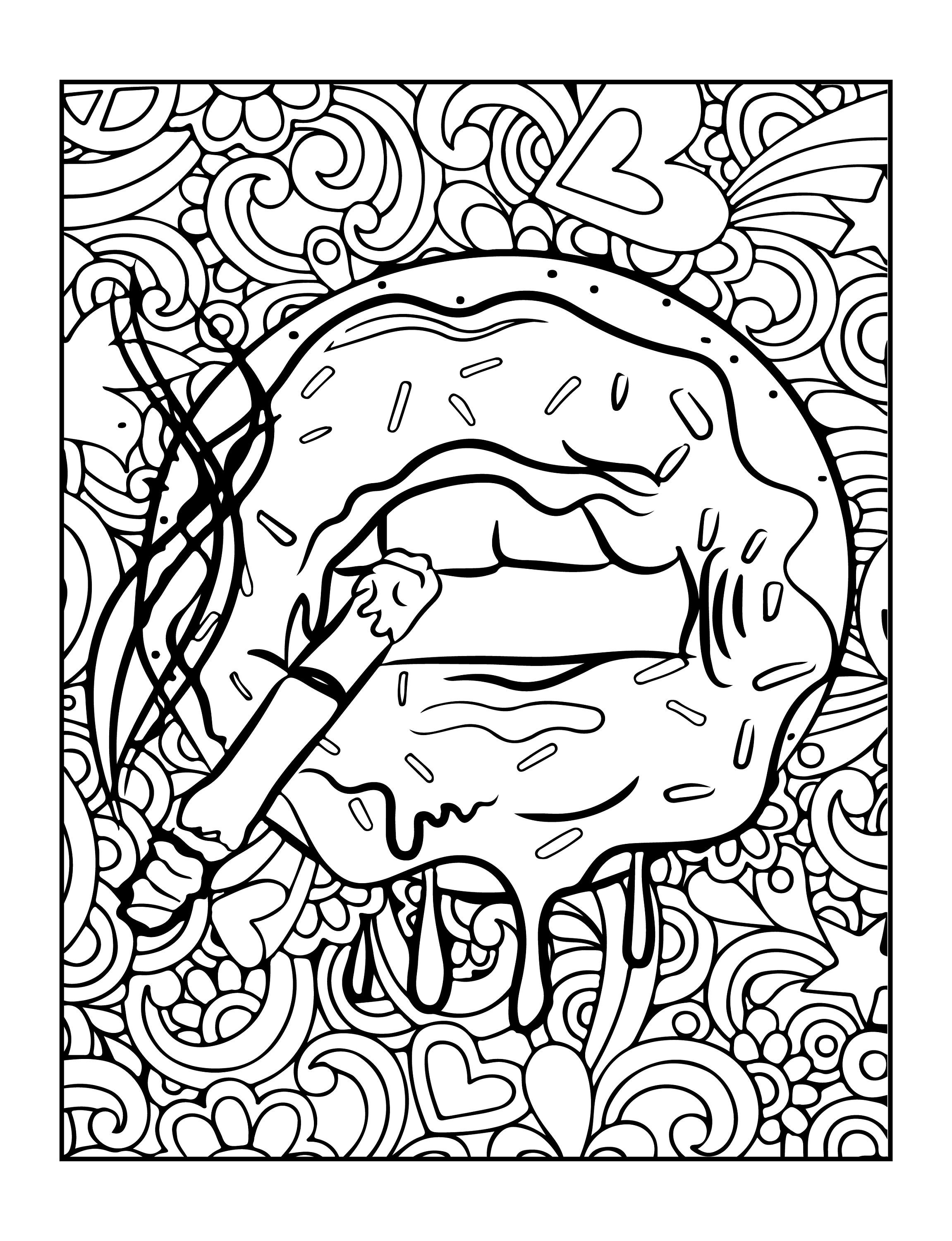 140 Trippy Coloring Pages: Dive into a Colorful Wonderland 8