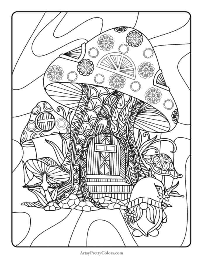 140 Trippy Coloring Pages: Dive into a Colorful Wonderland 83