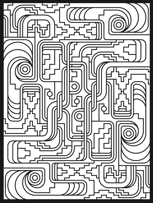 140 Trippy Coloring Pages: Dive into a Colorful Wonderland 86