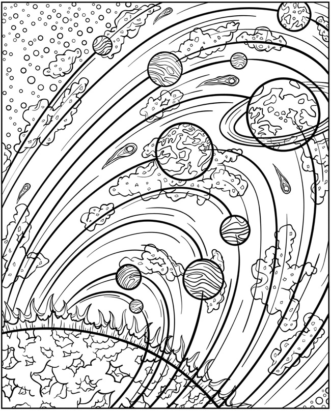 140 Trippy Coloring Pages: Dive into a Colorful Wonderland 88