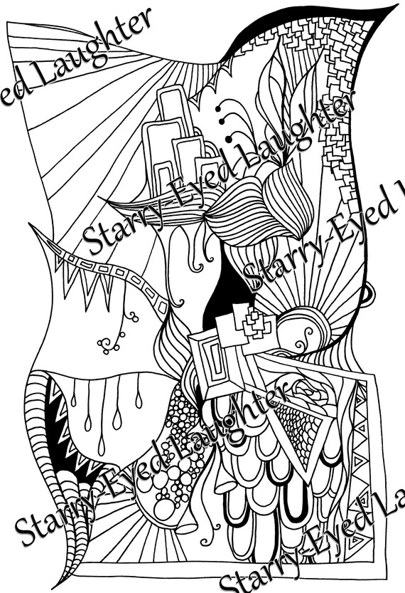 140 Trippy Coloring Pages: Dive into a Colorful Wonderland 93