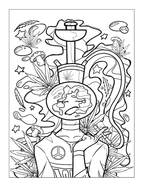 140 Trippy Coloring Pages: Dive into a Colorful Wonderland 95