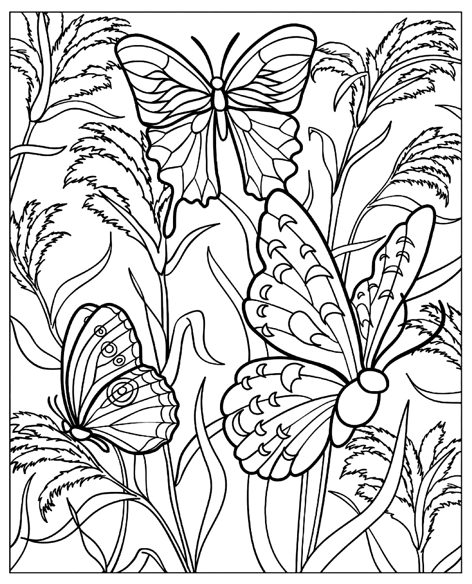 150+ Nature Coloring Pages 103