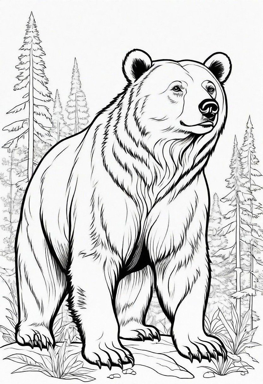 150+ Nature Coloring Pages 108