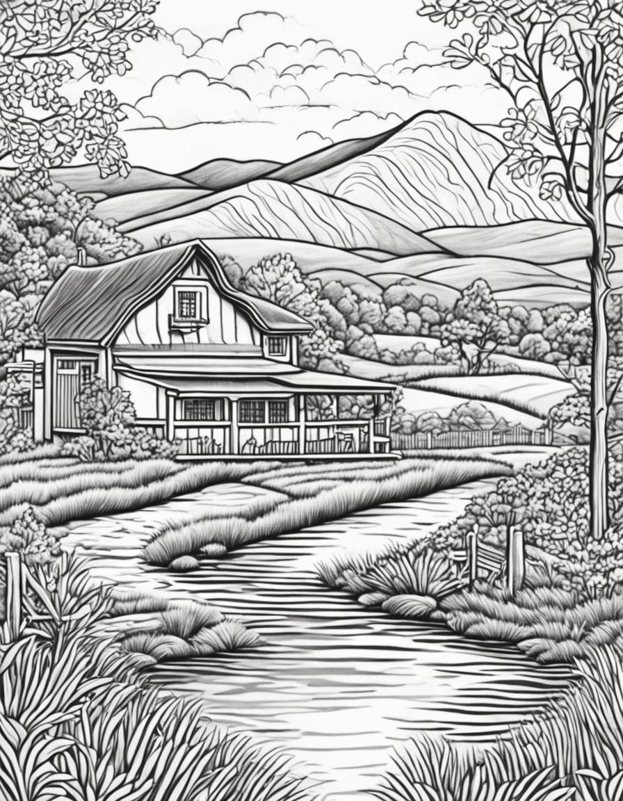 150+ Nature Coloring Pages 116