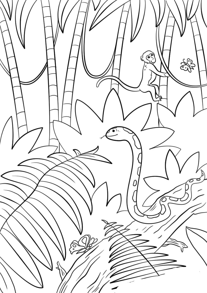 150+ Nature Coloring Pages 117