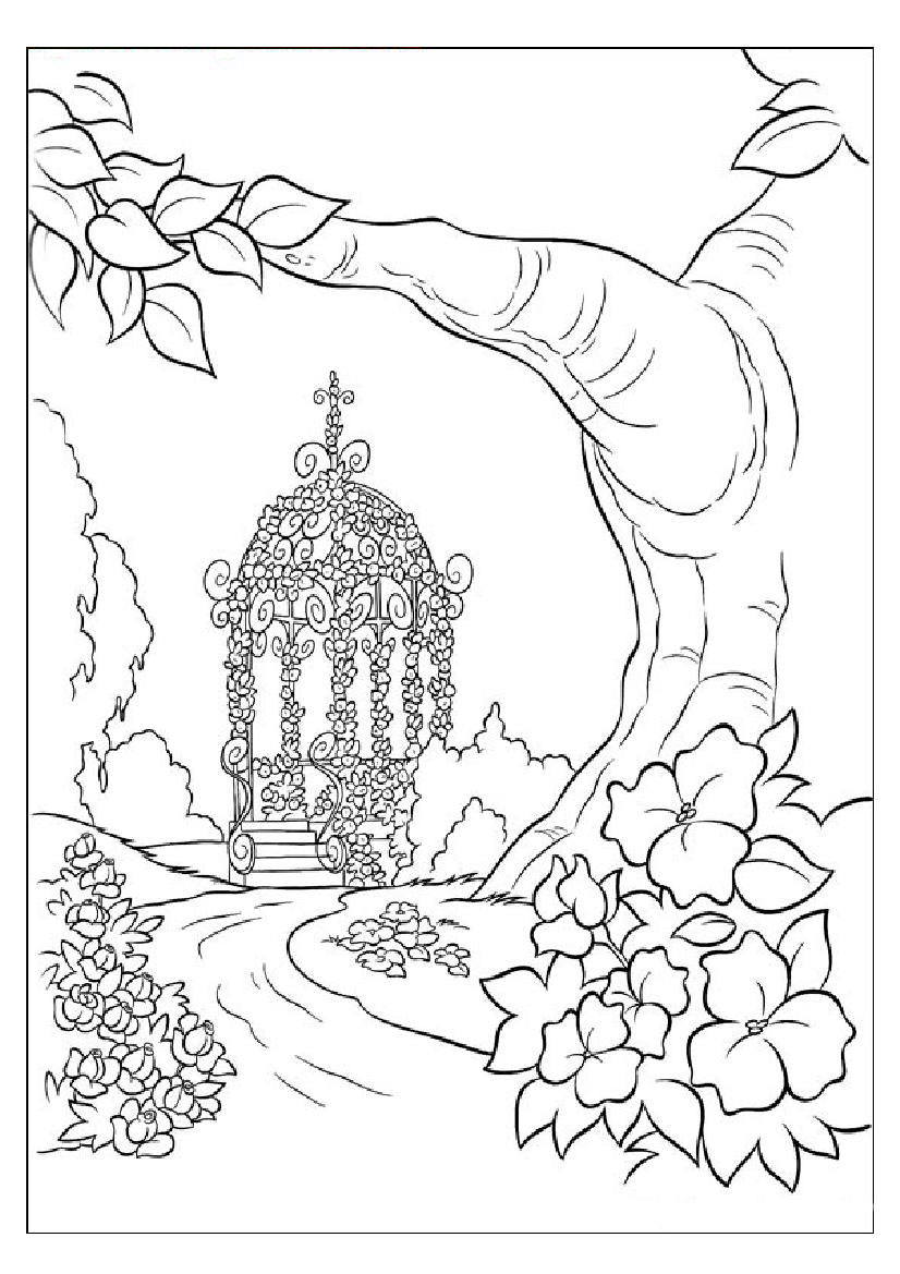 150+ Nature Coloring Pages 121