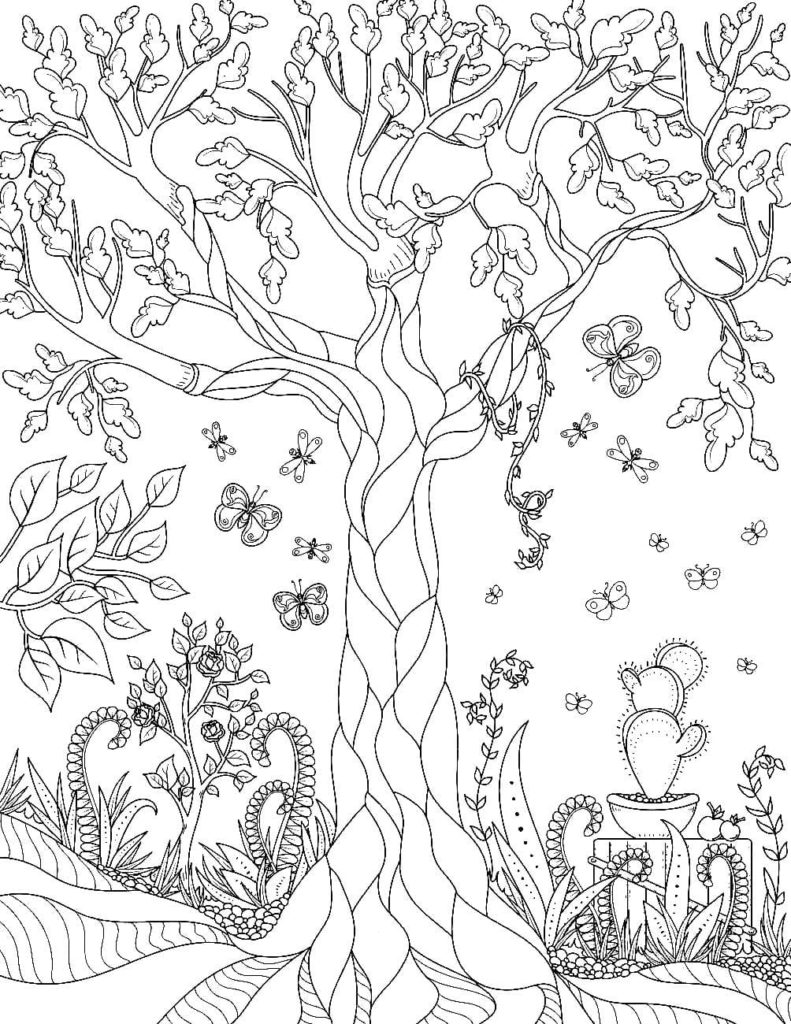 150+ Nature Coloring Pages 141