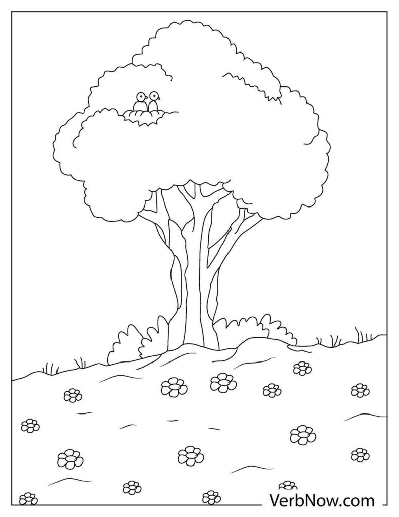 150+ Nature Coloring Pages 143