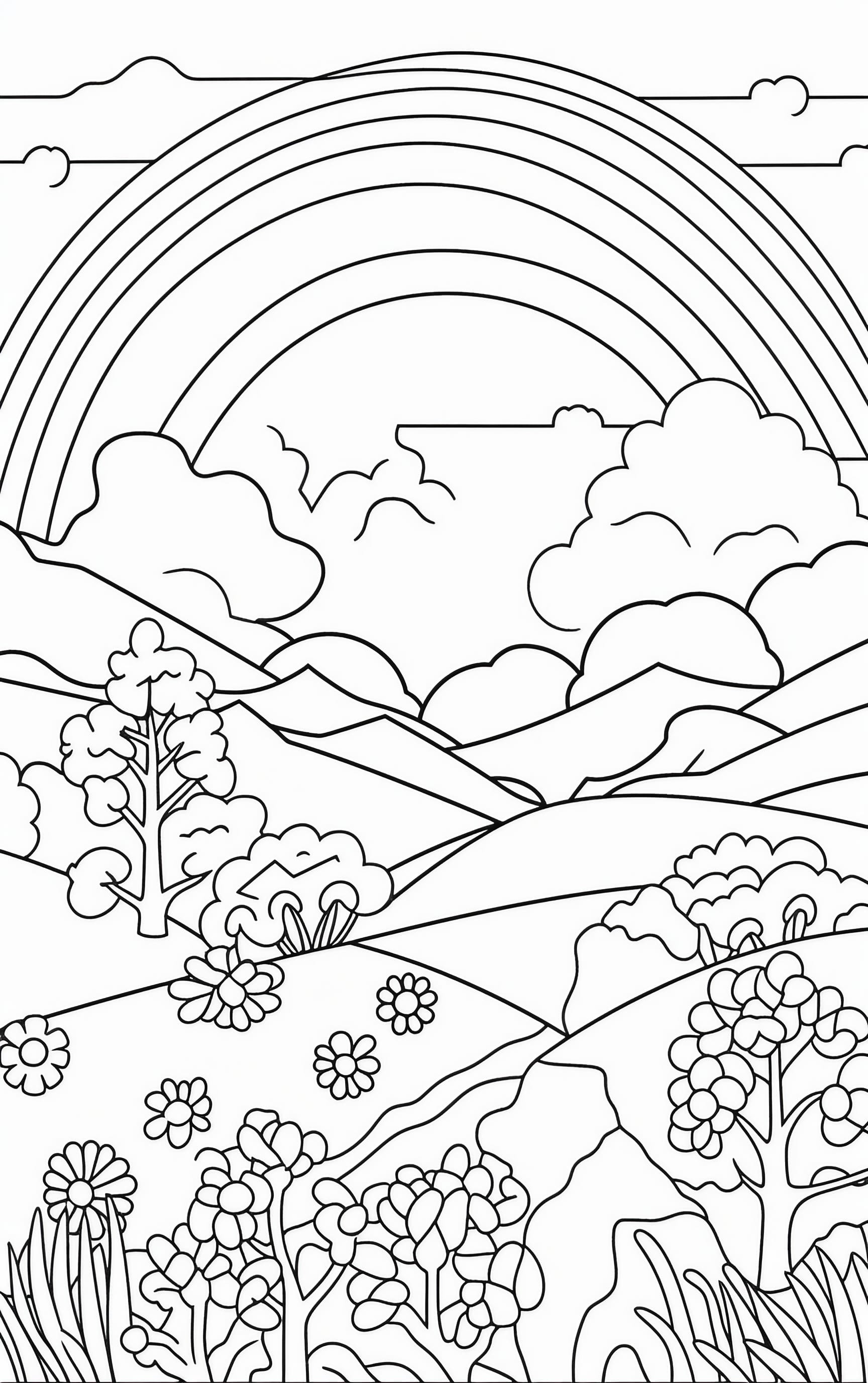 150+ Nature Coloring Pages 18