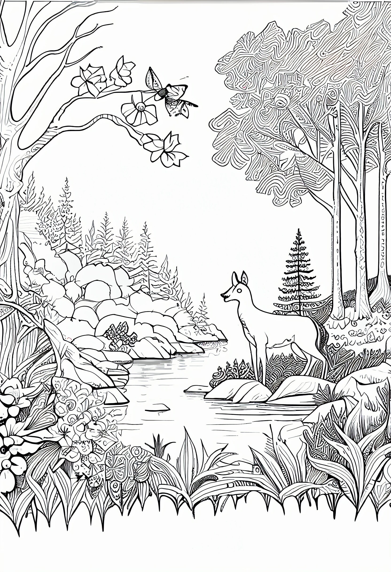 150+ Nature Coloring Pages 19