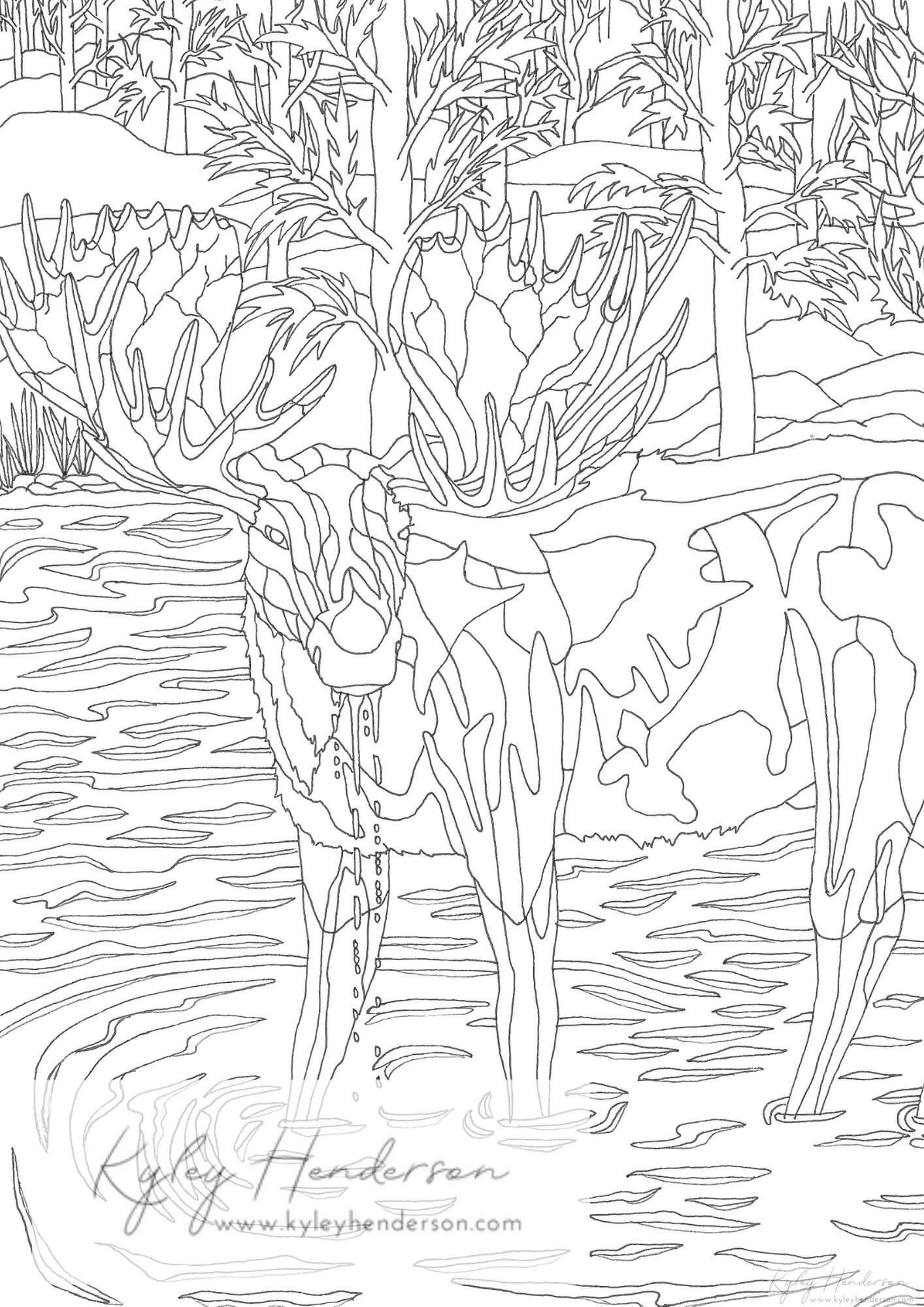 150+ Nature Coloring Pages 38