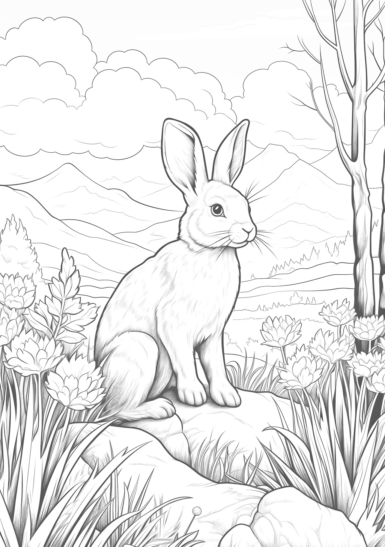 150+ Nature Coloring Pages 42