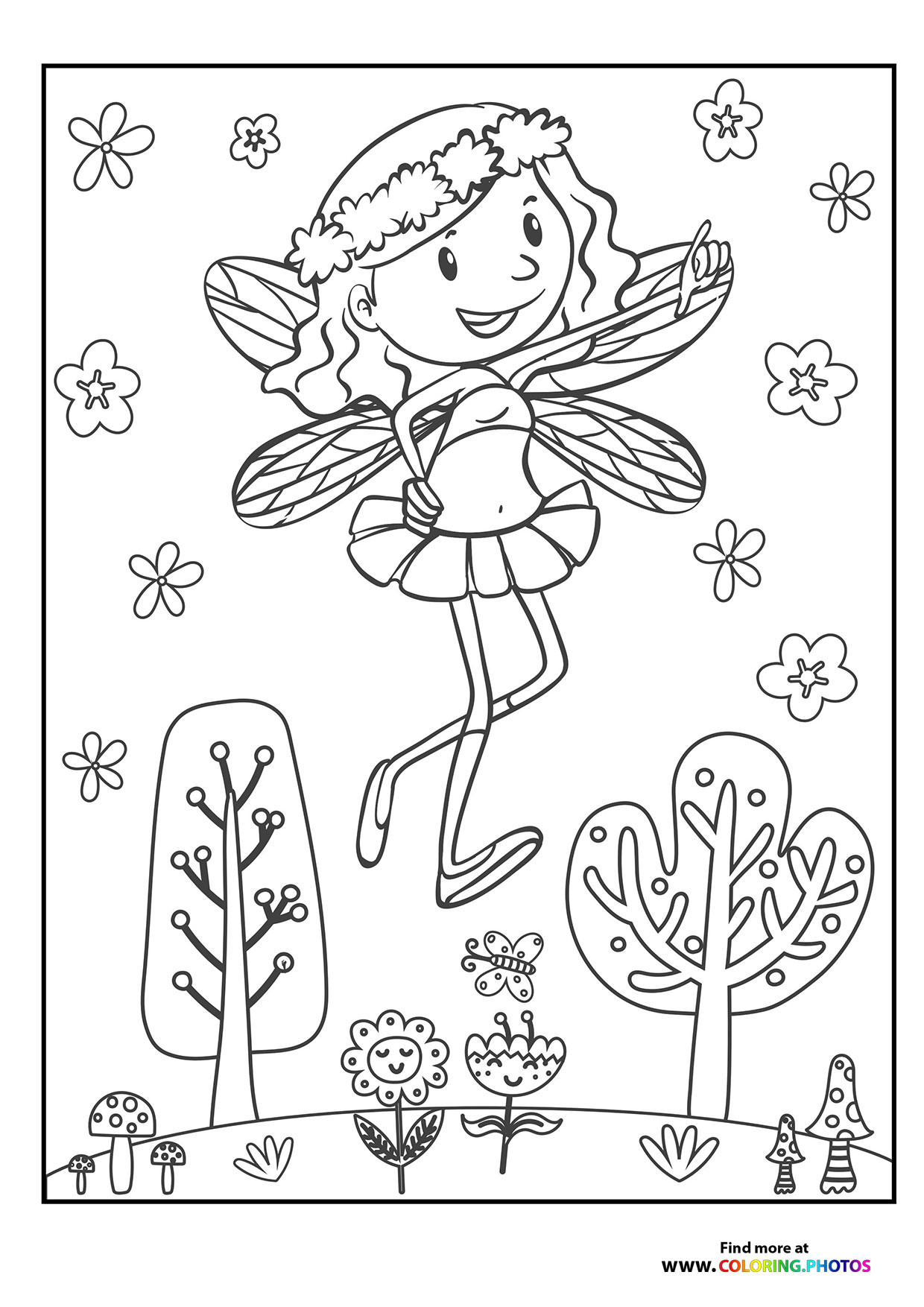 150+ Nature Coloring Pages 43