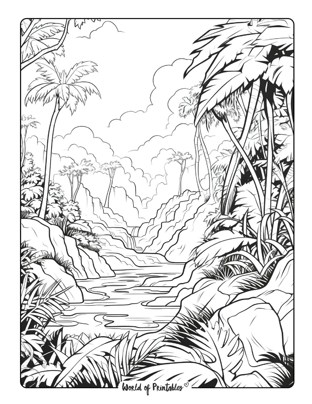 150+ Nature Coloring Pages 50