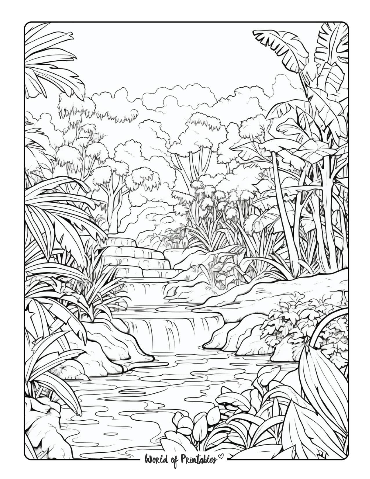 150+ Nature Coloring Pages 51