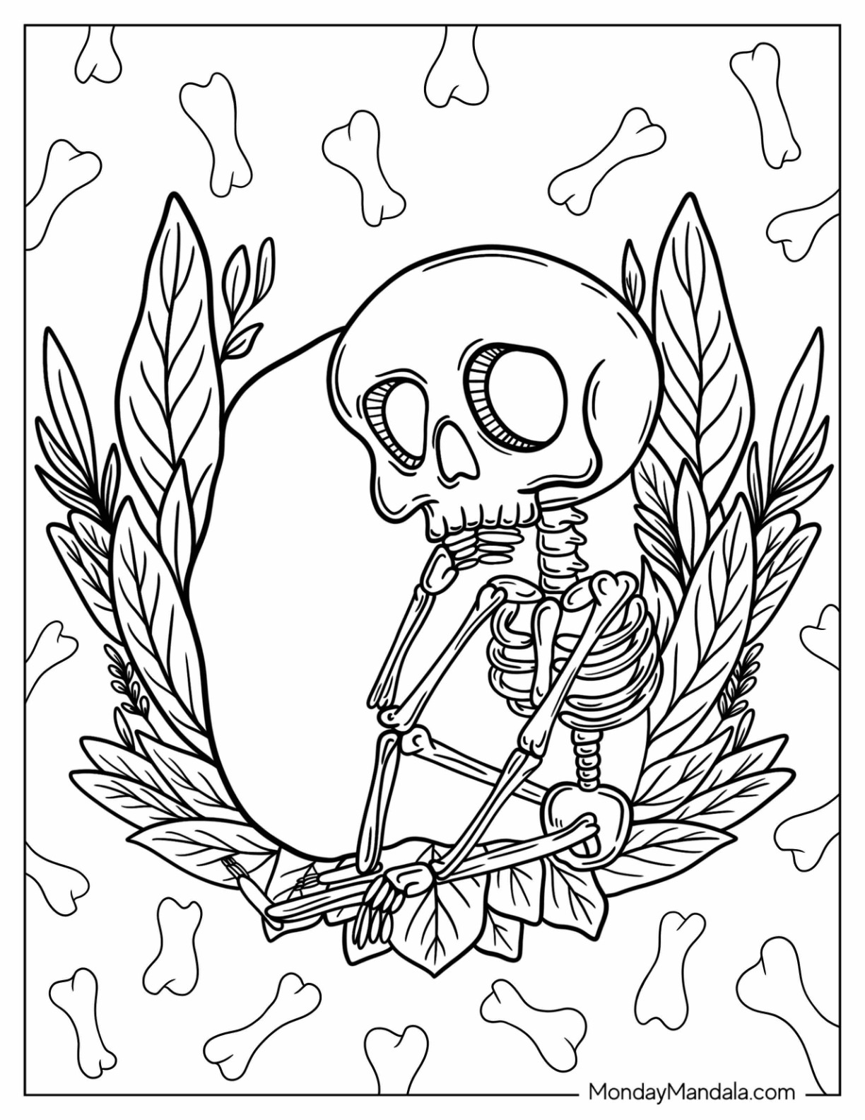 150+ Nature Coloring Pages 58