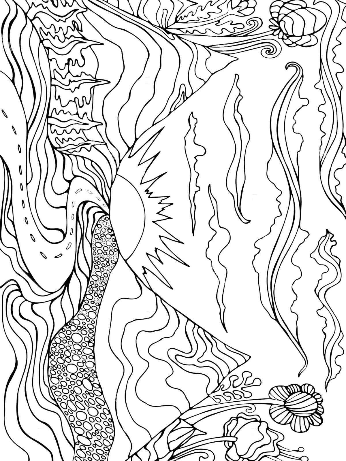 150+ Nature Coloring Pages 62