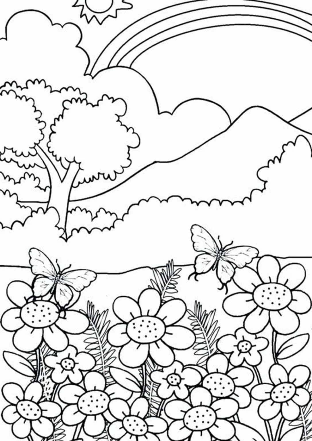 150+ Nature Coloring Pages 70