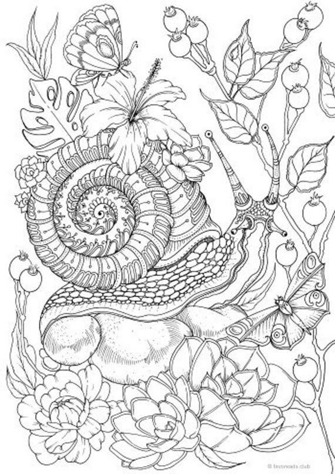 150+ Nature Coloring Pages 71