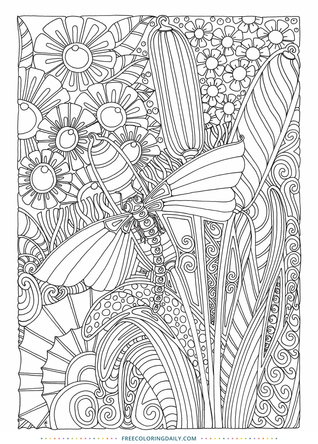 150+ Nature Coloring Pages 72