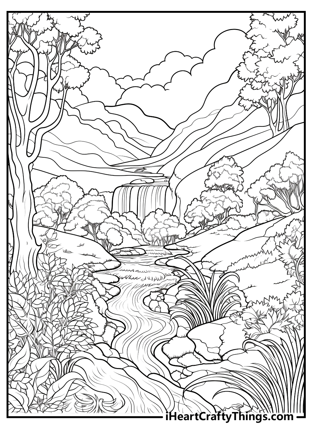 150+ Nature Coloring Pages 76