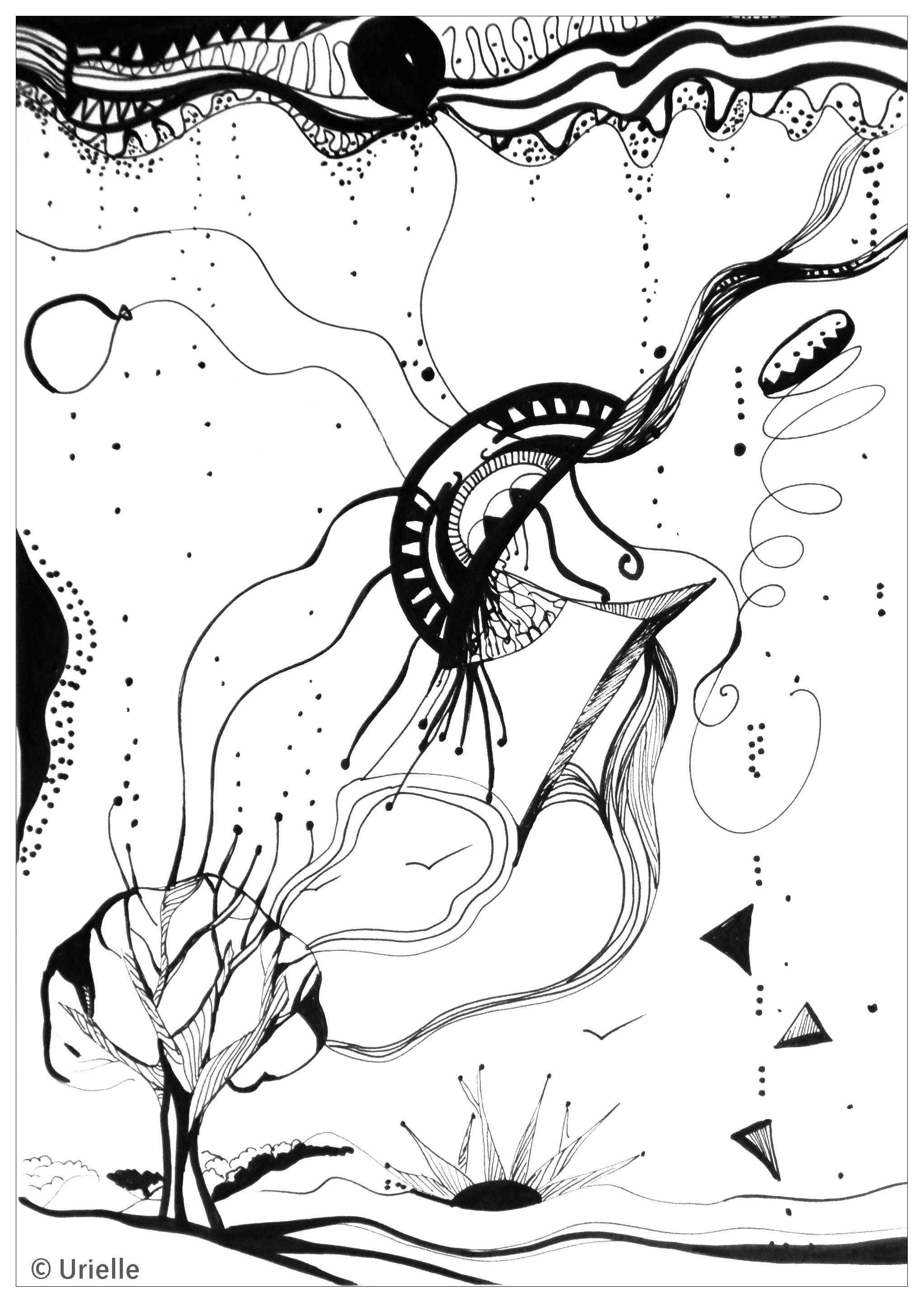 150+ Nature Coloring Pages 8