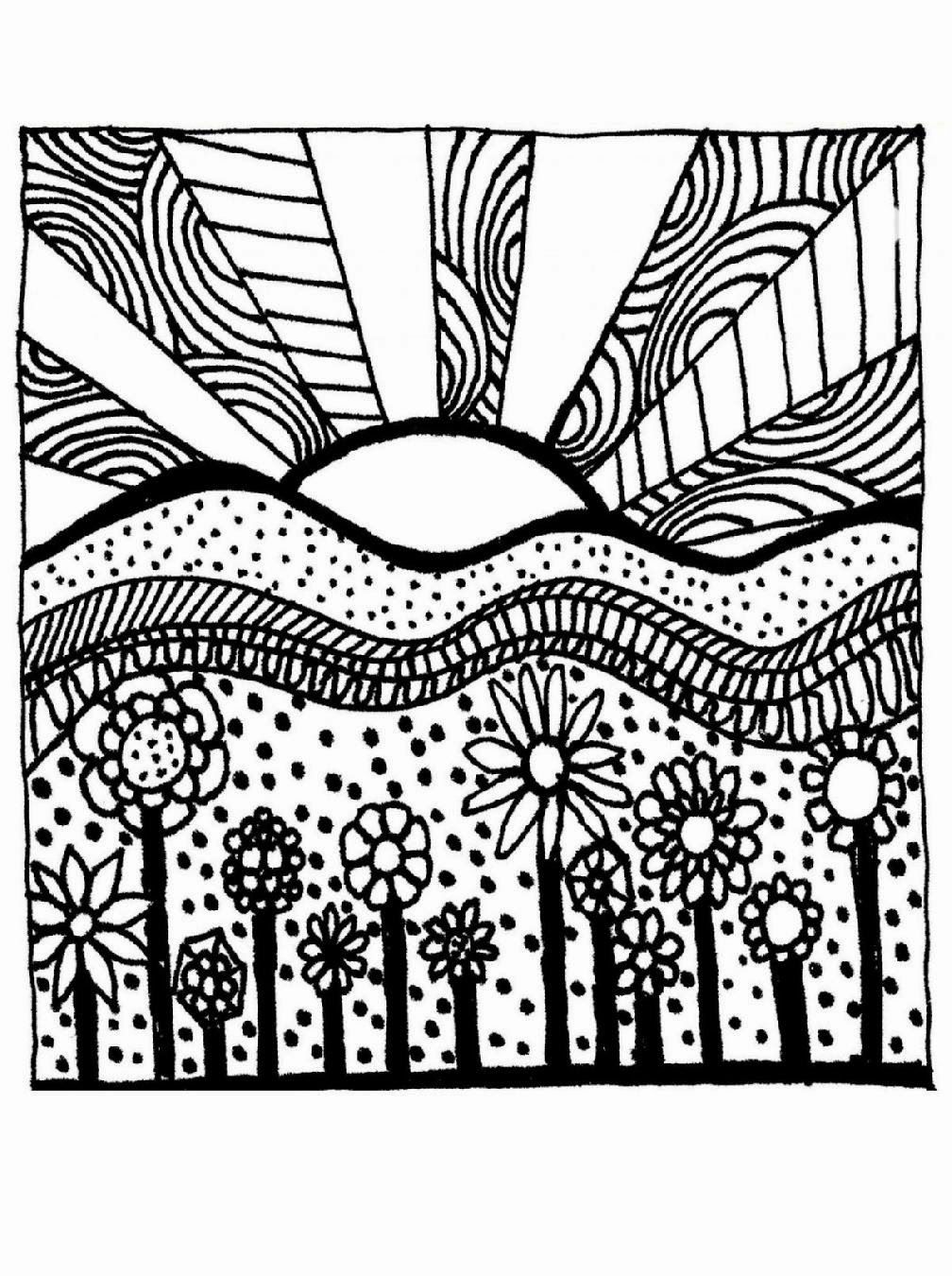 150+ Nature Coloring Pages 81