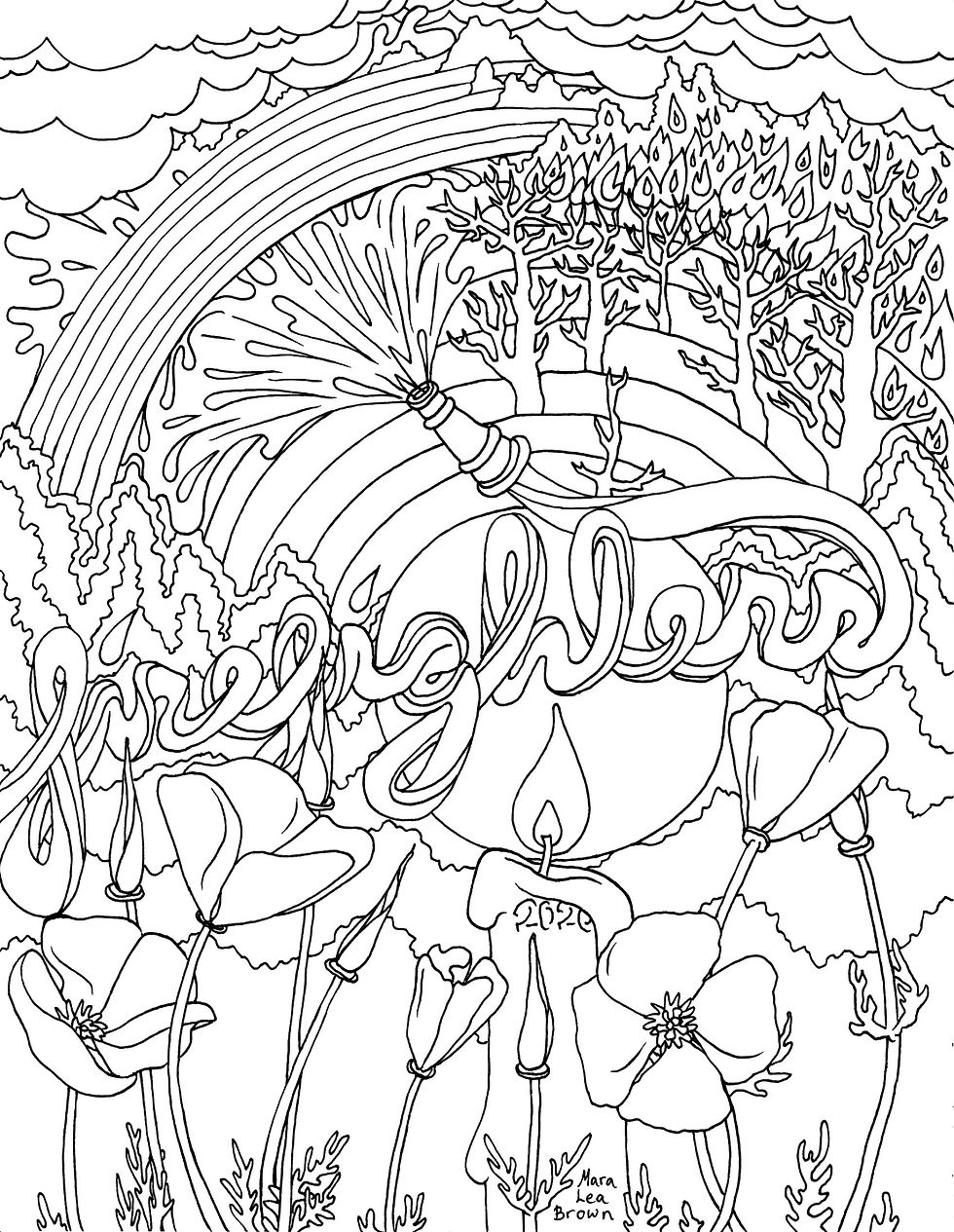 150+ Nature Coloring Pages 95