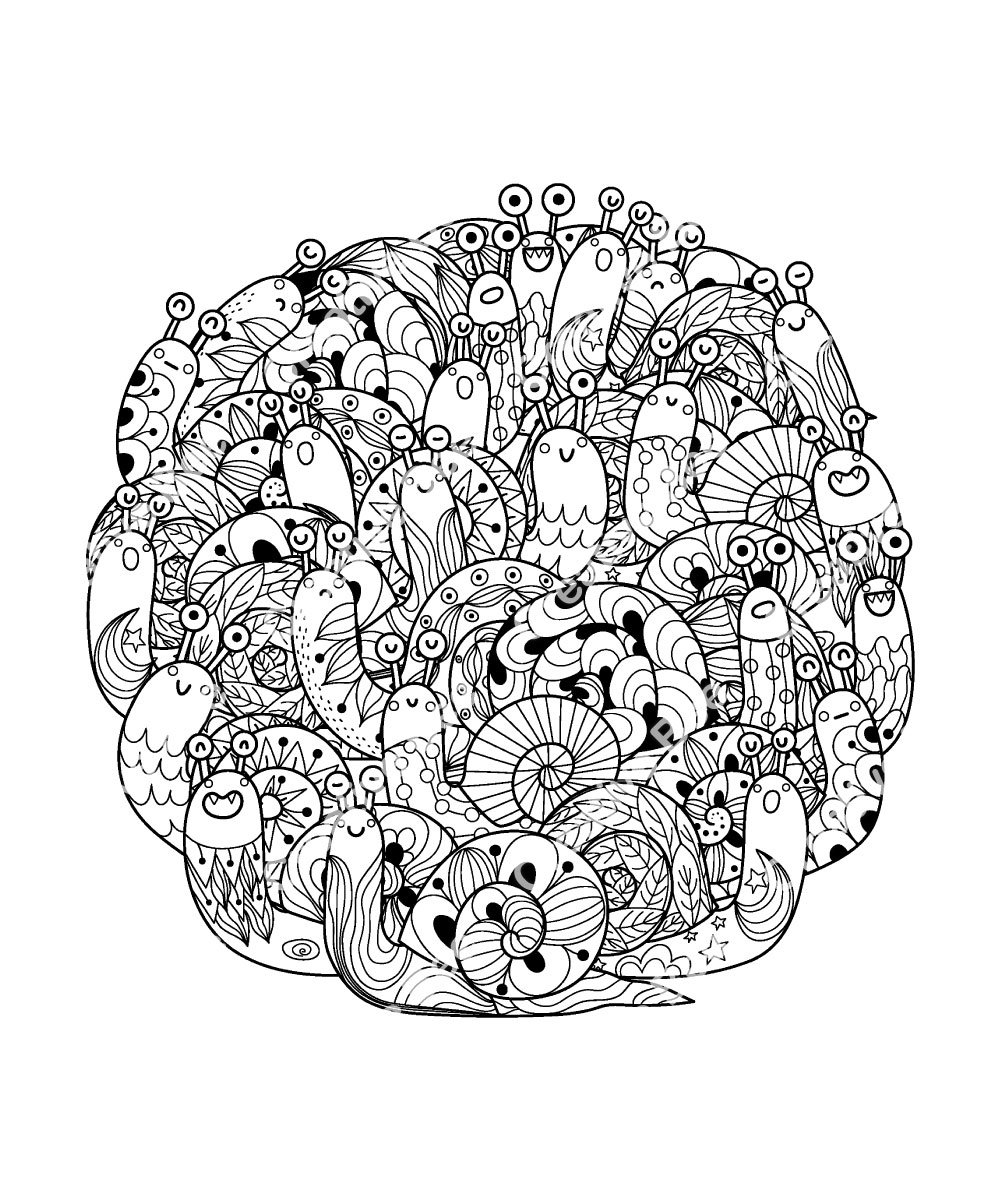 150+ Nature Coloring Pages 98