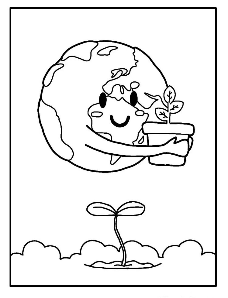 199+ Earth Coloring Pages: Explore Nature's Beauty 105