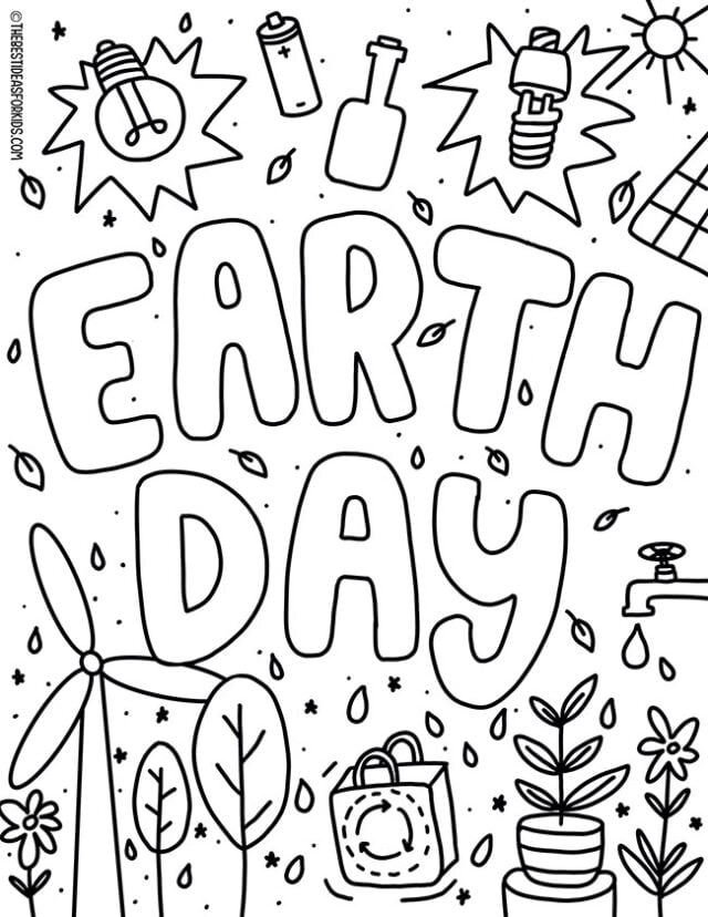 199+ Earth Coloring Pages: Explore Nature's Beauty 133