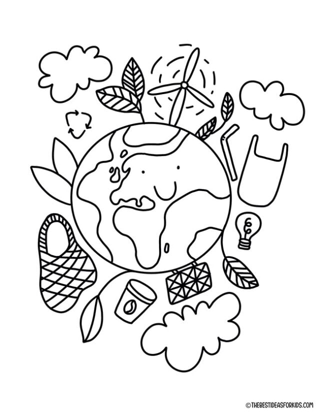 199+ Earth Coloring Pages: Explore Nature's Beauty 134