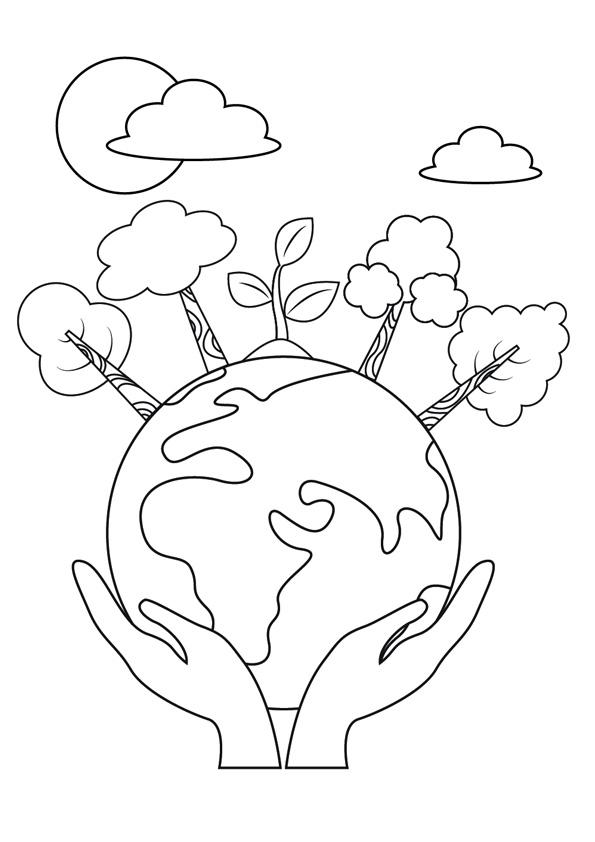 199+ Earth Coloring Pages: Explore Nature's Beauty 143