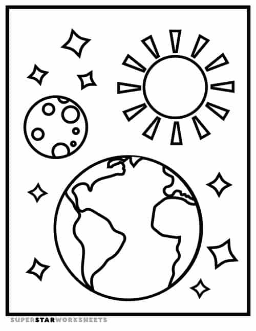 199+ Earth Coloring Pages: Explore Nature's Beauty 184